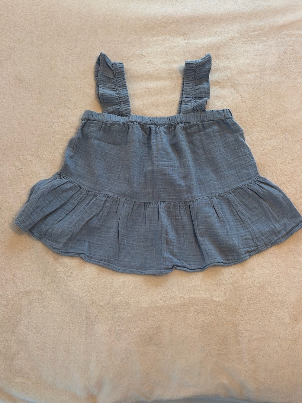 SO Girls Dusty Blue Ruffle Skirted Bottoms